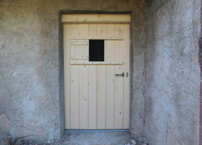 porte d'entrée en bois