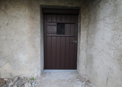 porte d'entrée en bois